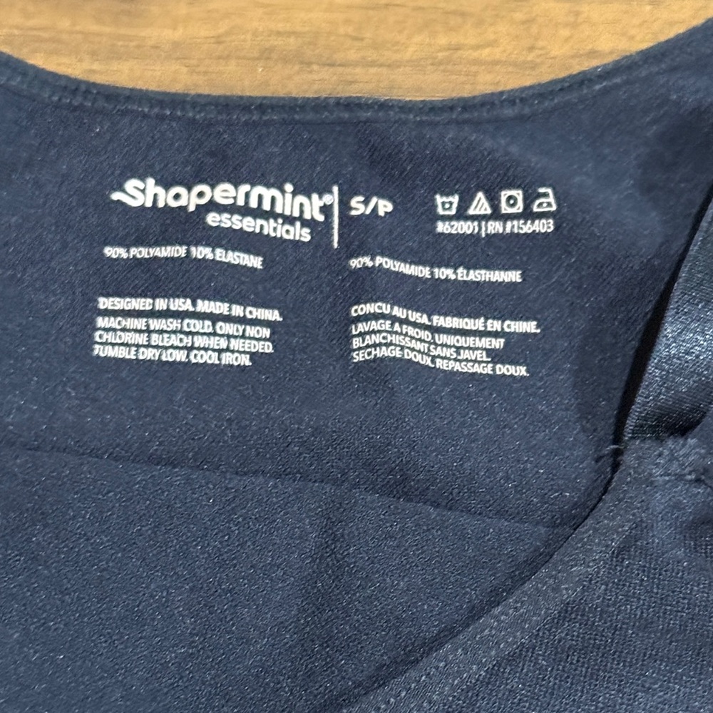 Shapermint Essentials Black Tank Top Shape Wear. … - image 2